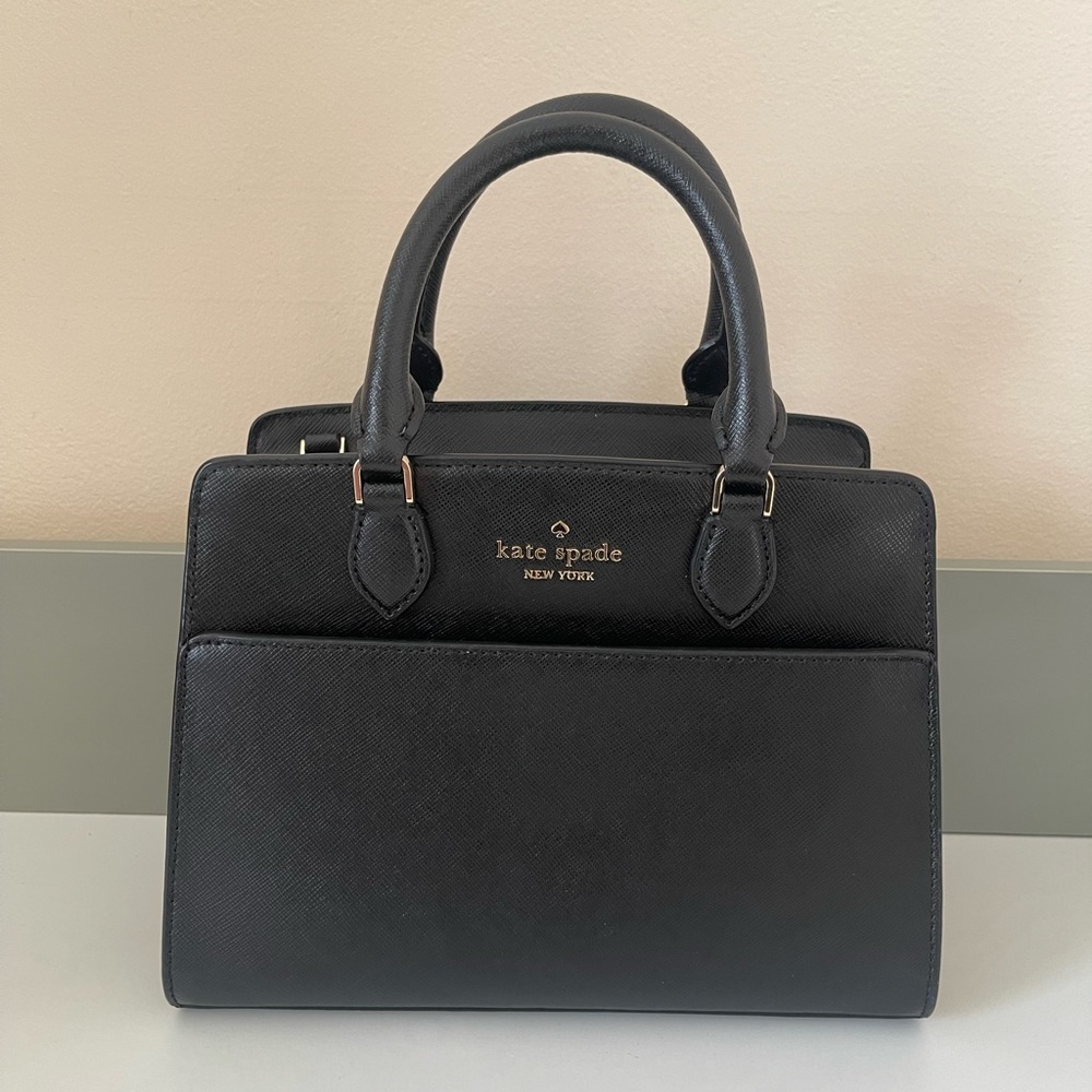 Kate Spade Black Leather Satchel